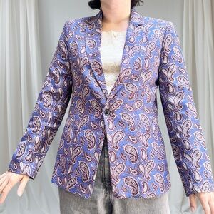 Paisley Patterned Banana Republic Women's Blazer